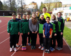 Braunsbedraer Leichtathleten in Chodov