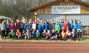 Trainingslager der LG Merseburg