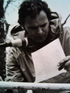 Walter Knebel als Stadionsprecher