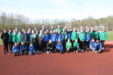 Leichtathleten des TSV Leuna und des SV Braunsbedra